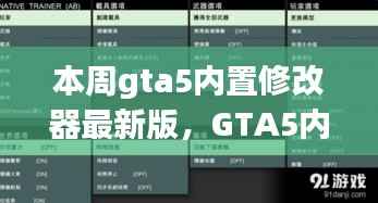 GTA5内置修改器最新版,科技重塑游戏体验!