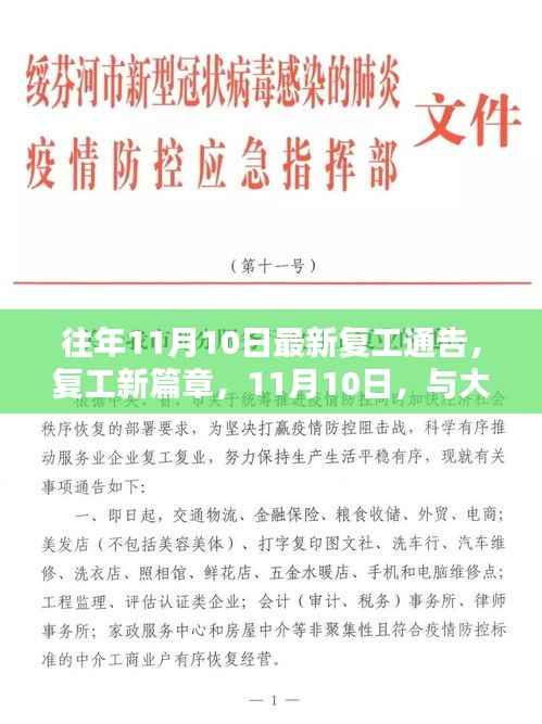 11月10日复工新篇章，共舞自然的开始之路