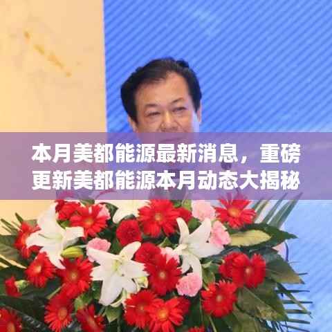 美都能源本月动态更新重磅揭秘,前沿资讯一网打尽!