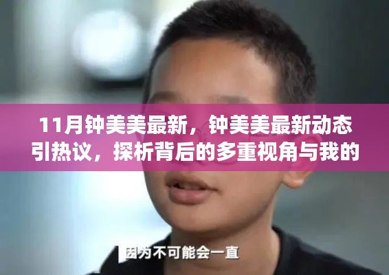 钟美美最新动态引热议,多重视角下的探析与我的观点分析