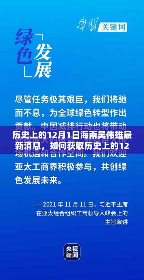 历史上的12月1日海南吴伟雄最新消息全解析，获取途径与详细步骤指南