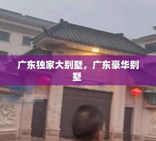 广东独家大别墅,广东豪华别墅