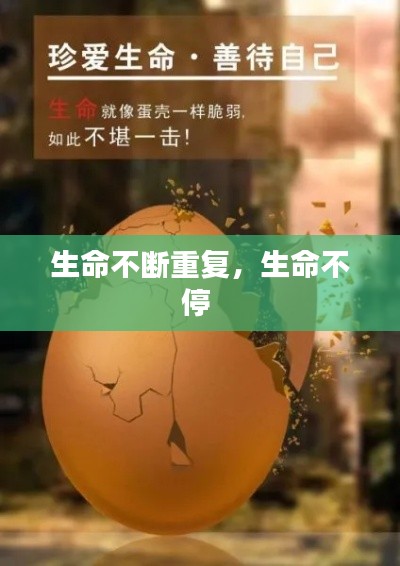 生命不断重复,生命不停