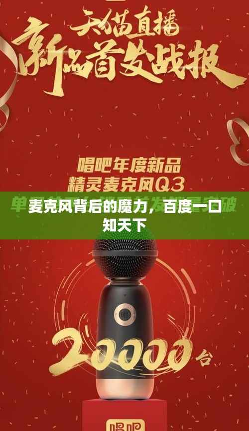 麦克风背后的魔力，百度一口知天下