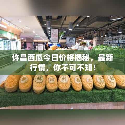 许昌西瓜今日价格揭秘,最新行情,你不可不知!